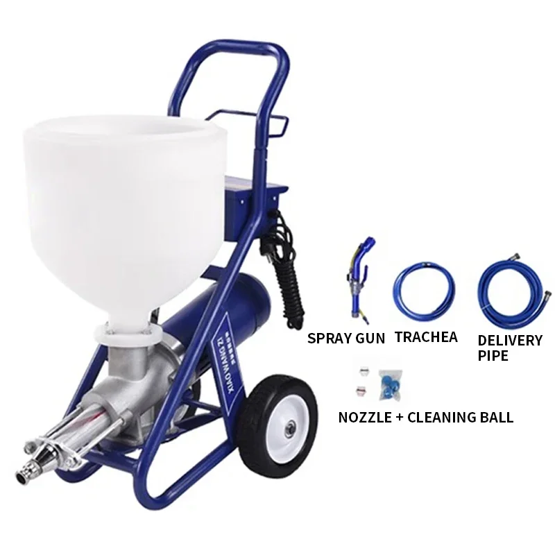 220V 1800W Multifunctional High Pressure Sprayer, Industrial Putty Cement Grouting Sprayer