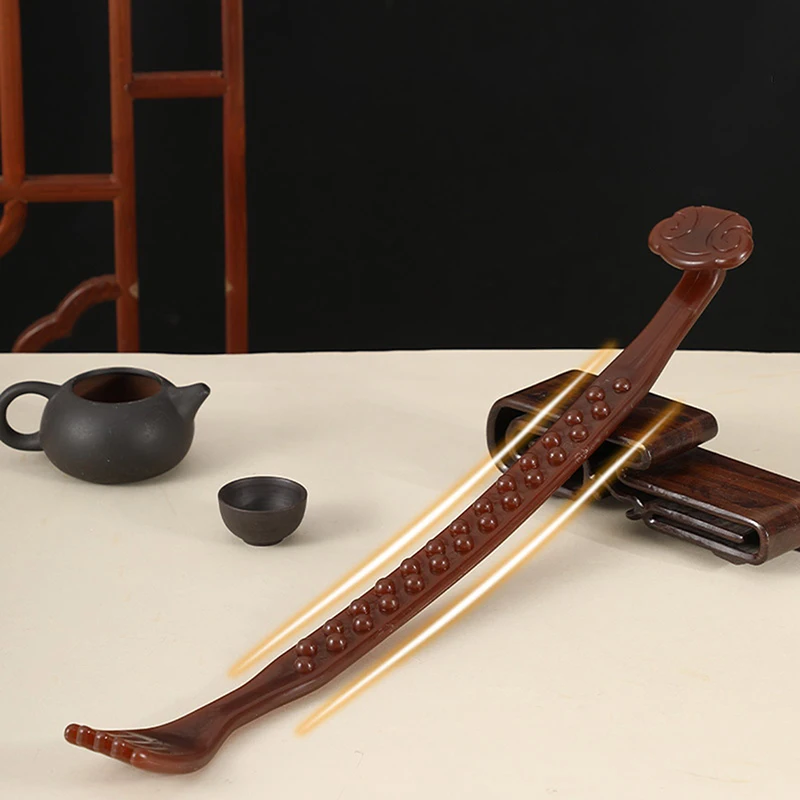 3 In 1 Profession Back Scratcher Double Massage Stick One Universal Body Relax Scraper Point Massage Stick Meridian Tool