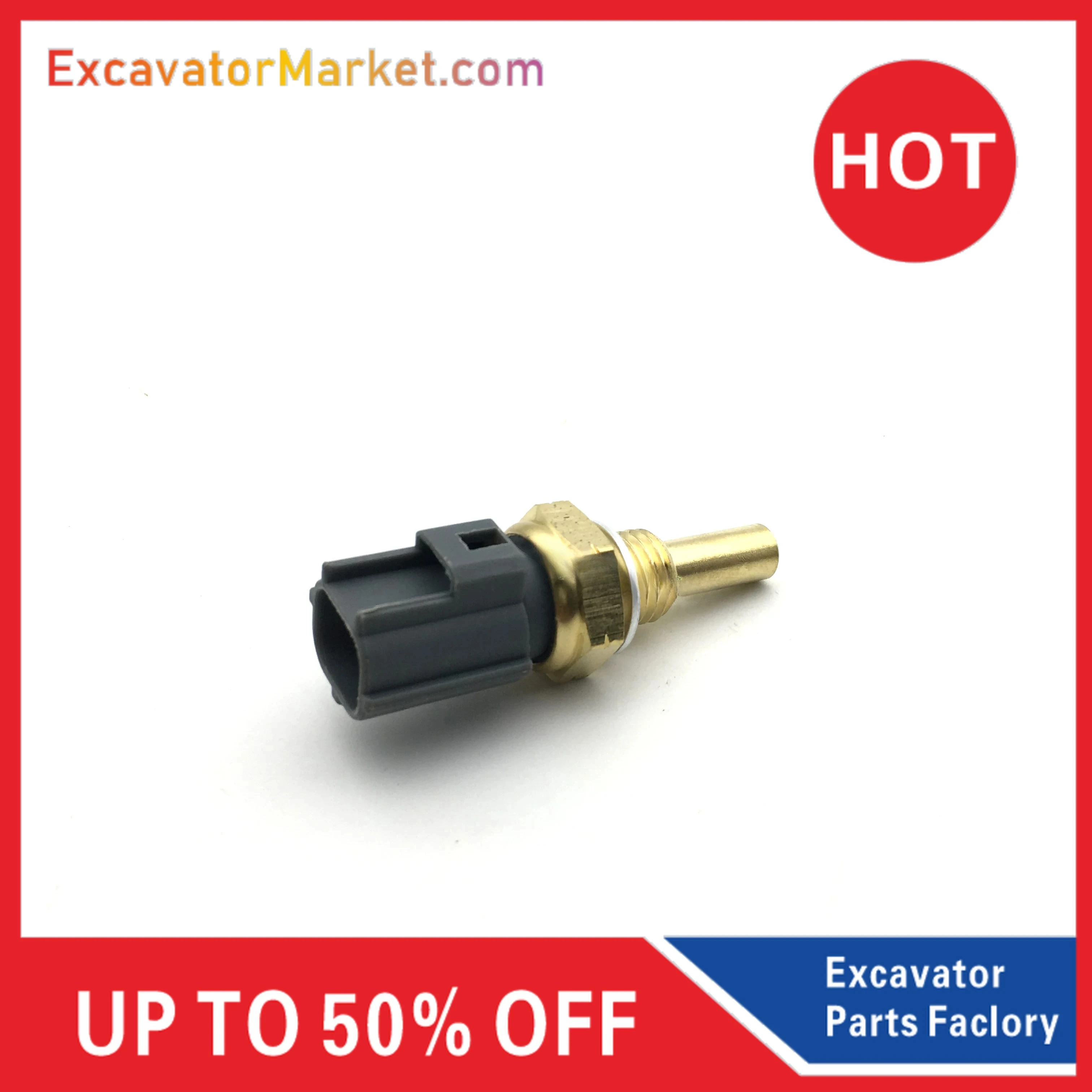 For Sumitomo SH60 120 200 210 220 240 350A3/A5 Excavator Accessories Water Temperature Sensor Sensor Sensor Plug