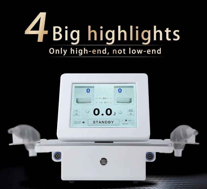 

7D Facial Lifting Skin Tightening Machine Anti Aging 2 Handles 7 Cartridges Body Slimming Machine