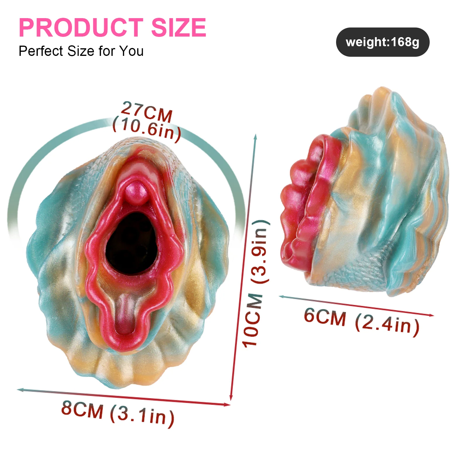 Portable Pocket Pussy Stroker with Vagina Textured Adult Sex Toys Realistic Textured Pocket Vagina Pussy Silicone G6204