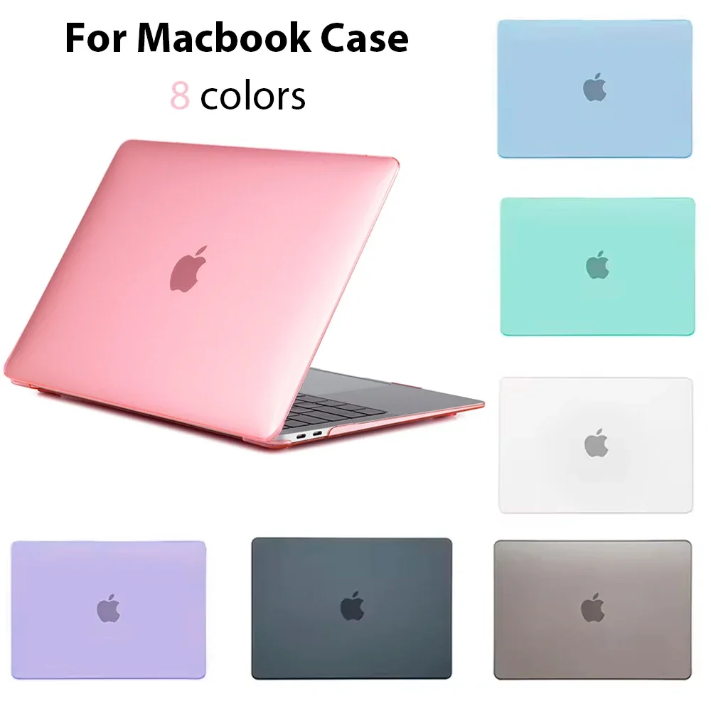 Notebook Case For New MacBook Pro14 M3 M2 M1 Chip Pro16 Funda Air13 13.6 15 Dirt Resistant Laptop Macbook Case Tablet Accessorie