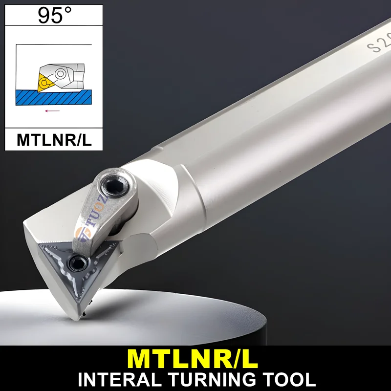 TUOZ MTLNR 95° Lathe Tools S16Q-MTLNR16 S20R-MTLNR16 S25S-MTLNR16 16MM 20MM 25MM Internal Turning tools