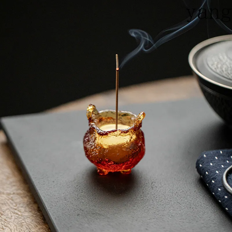 XZZ small incense burner, incense incense plug mini home desktop tea room space decoration small ornament