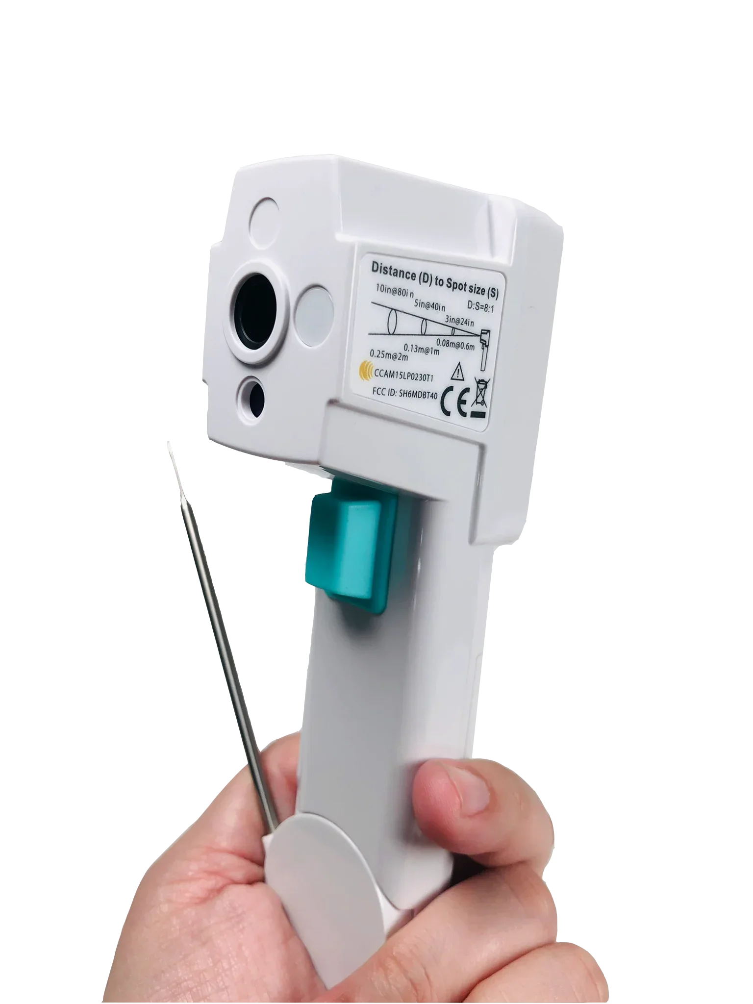 2025/TECPEL D-177 مقياس حرارة رقمي للأطعمة HACCP مع مسبار حراري غير قابل للصدأ