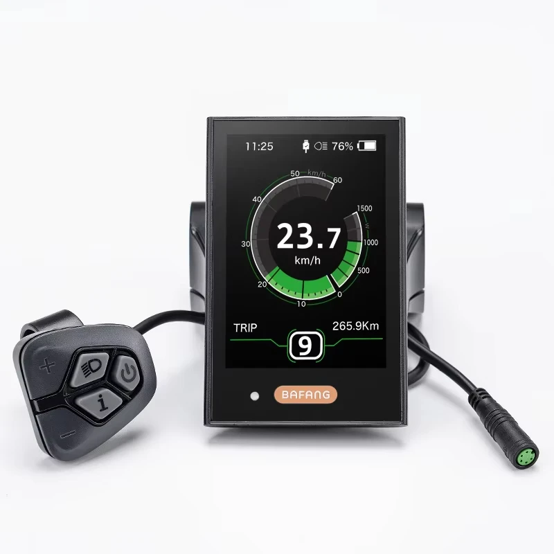 DPC18 Electric Bike Display with Speedometer USB Charging Port for Mid Drive Motor BBS01B BBS02B BBSHD  Display