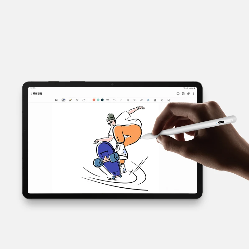 Stylus Pen For Samsung Galaxy Tab S10 Lite S11 Ultra Tablet Pen Rechargeable For Tab A11 Plus A9 Screen Touch Drawing Pen Pencil