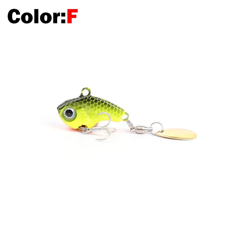 OUTKIT Neue Ankunft Metall Mini VIB Mit Löffel Angeln Locken 5-20g Winter Eis Lockt Angelgerät Crankbait vibration Spinner