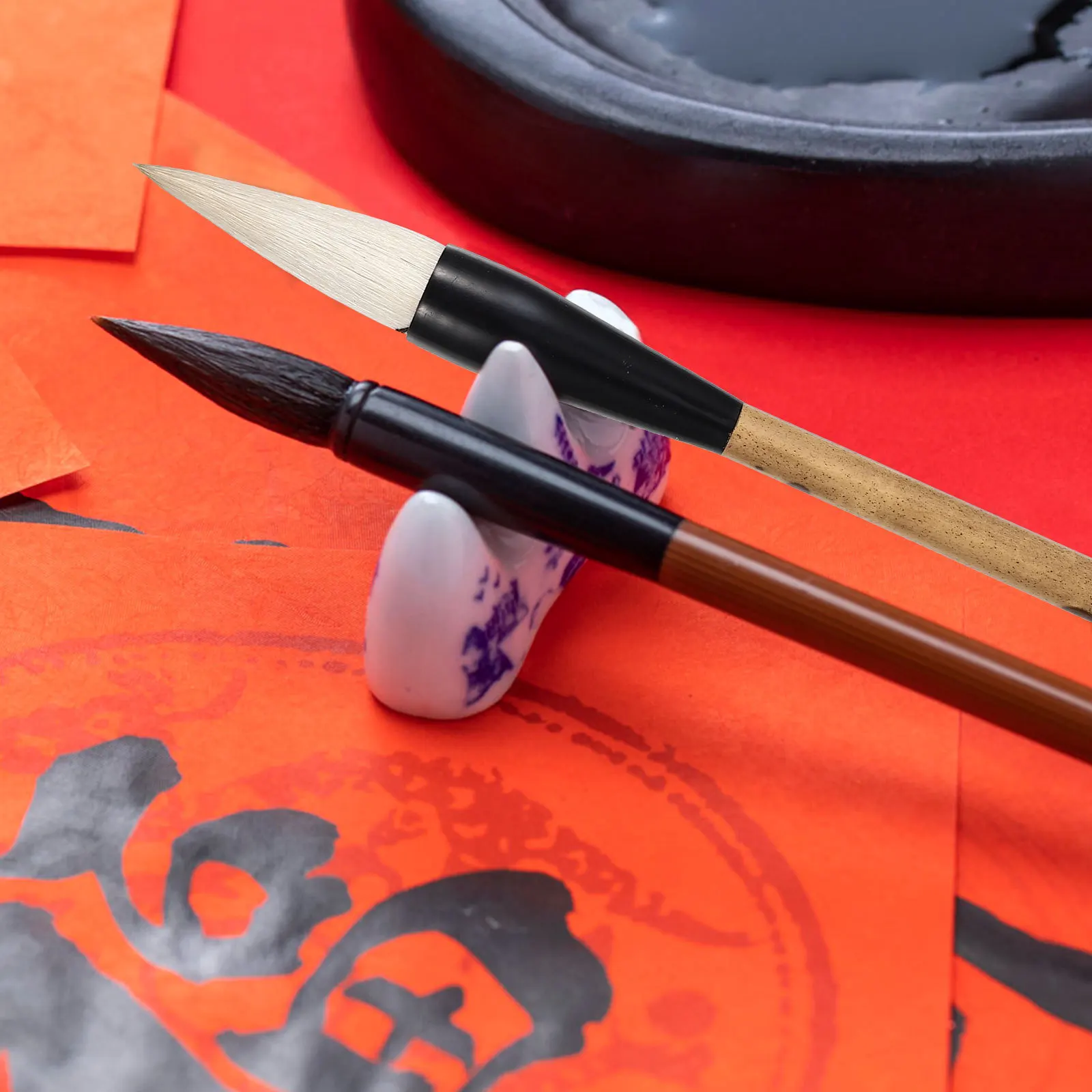 فرشاة GANAZONO الصينية أداة كتابة الرسم الاحترافية فرشاة فنية بالحبر التقليدية للفنانين