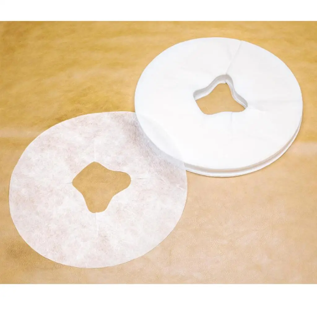 Non-woven Face Hole Table Mat Disposable Cushion Bed Towel for Headspa Massage Beauty Clubs