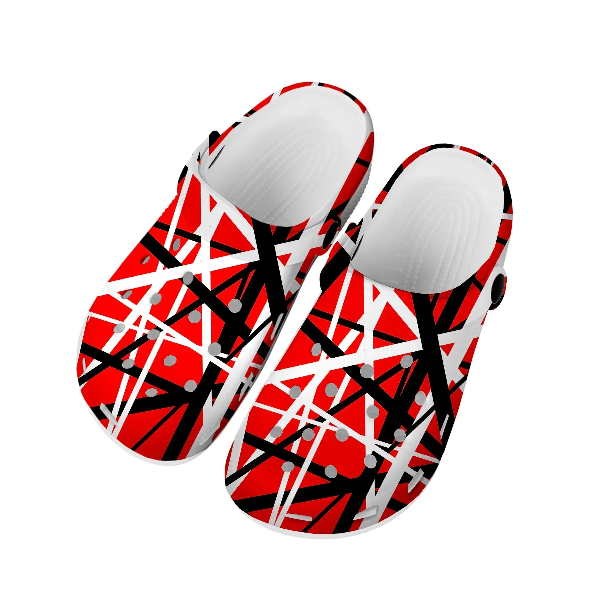 

Van Evh 5150 Stripes Halen Home Clogs Custom Water Shoes Mens Womens Teenager Shoe Garden Clog 1984 Sandals Beach Hole Slippers