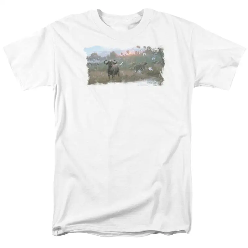 Camiseta de búfalo con capa de alas salvajes