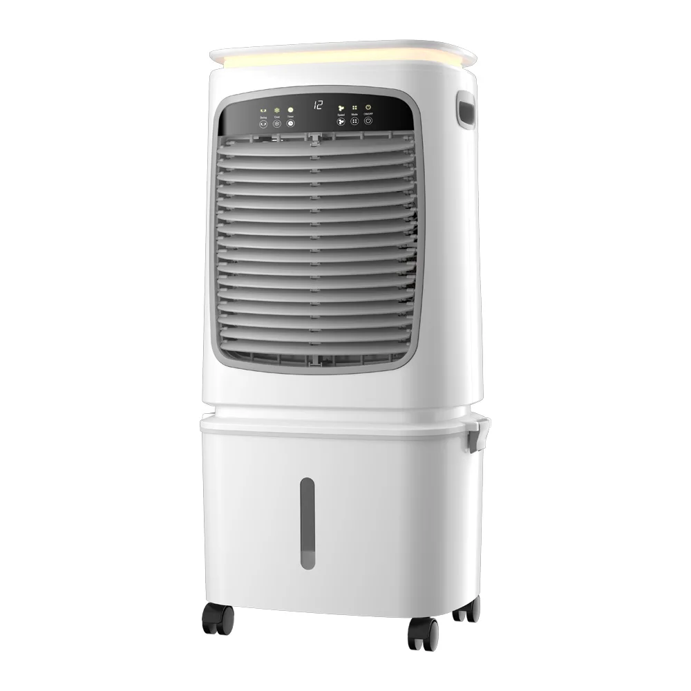 

Резервуар для воды на 25 л. Портативный вентилятор воздушного охлаждения с АБС-пластиковым материалом для наружного использования и гостиничного испарительного вентилятора.