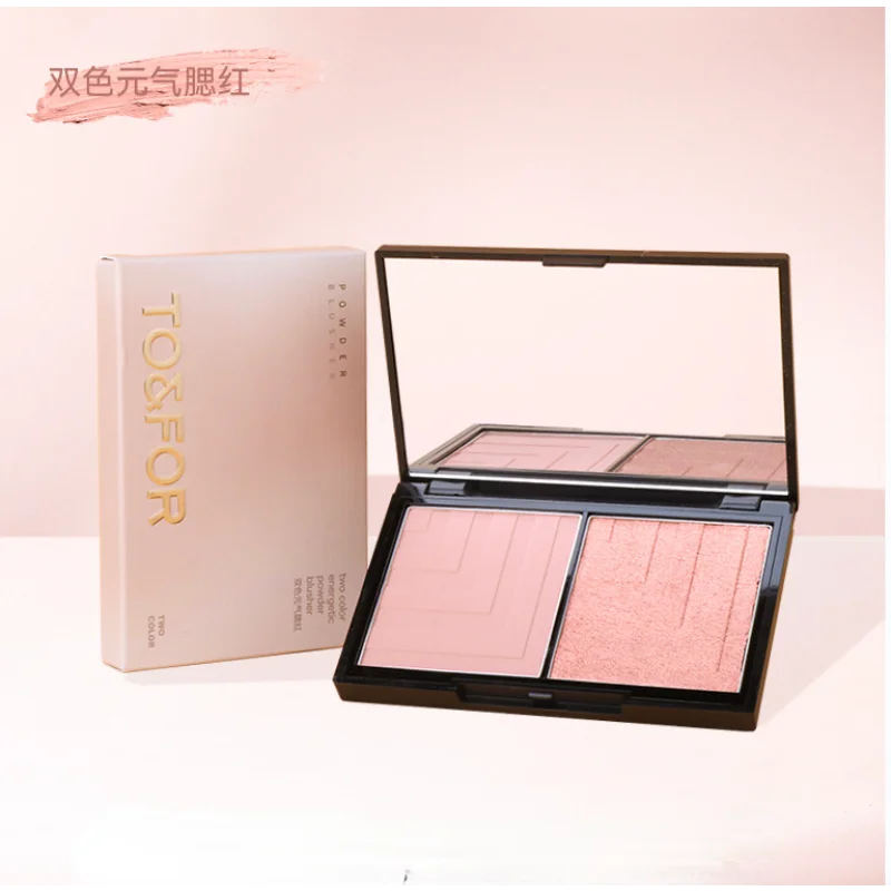 

Dual Color Blush Natural Makeup Whitening Matte Shimmer Pearlscent Brightening Long-lasting Waterproof Korea Makeup Cosmetics