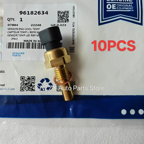 10 Uds. Sensor de temperatura del refrigerante del motor OEM #   96182634 para Chevrolet Aveo Captiva Cruze Epica 1.6L Buick Excelle Daewoo Opel