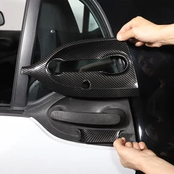 ABS plastic Car Outer Door Bowl Protective Sticker Door handle decorative shell For Mercedes Benz Smart 453 fortwo 2016-2021 LHD