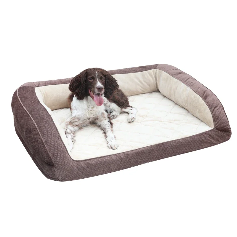 Ultra-Plush Deluxe Orthopedic Dog Bed Medium-Large Dog Pet Sofa Removable Cover Sustainable Luxury Couch Larger Canines Washable