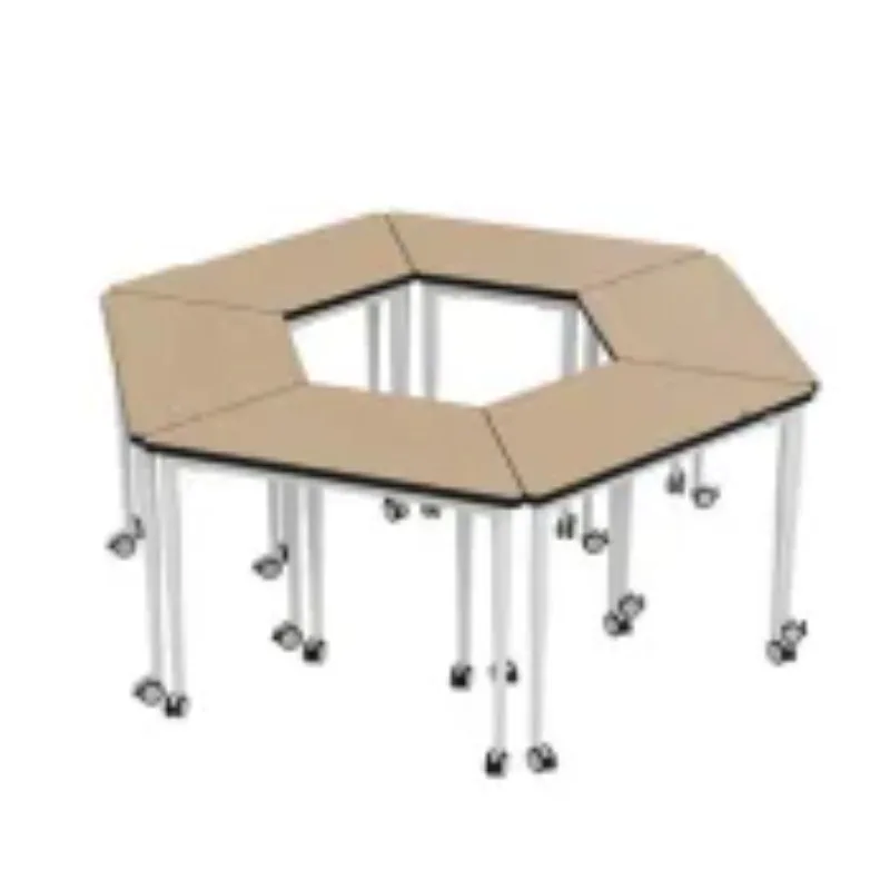 &American Modern Classroom Desk And Chair Set School Furniture Student Desk And Chair Office Height-adjustable Folding Table