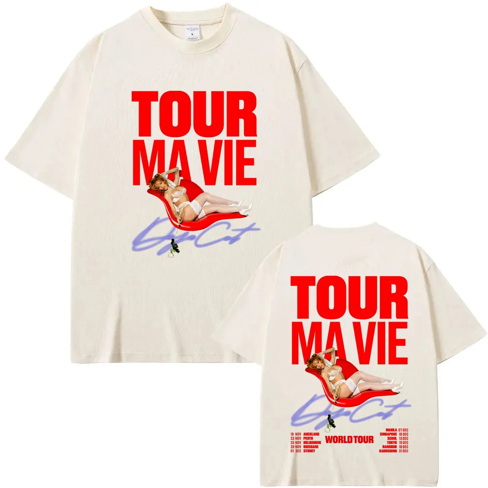 2026NEW T Shirt Doja Cat tour Singer's Same StyleSleeve 100%CottonTee-shirt Graphic Printing T shirt Moletom HipHop Clothing