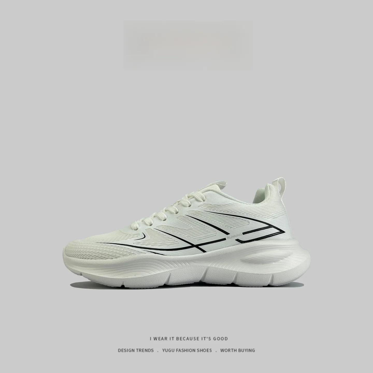 Ultra-Light Breathable Running Shoes EVA Shock Absorption Marathon Running Shoes Popcorn Unisex Summer Sports Shoes