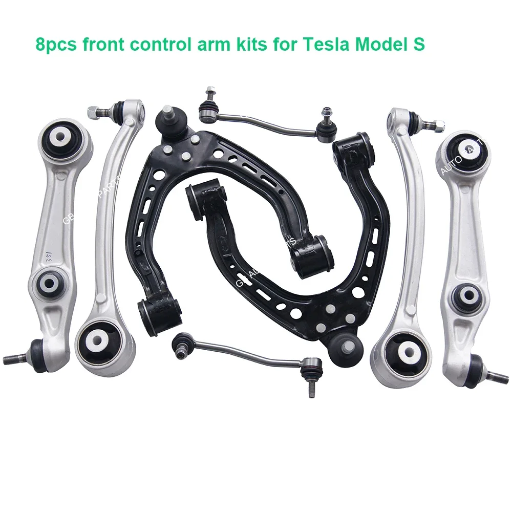 Sets Front Suspension steering Wishbone Control Arm for Tesla Model Y/3/S/X 1043965-00-A 1027351-00-C 1027322-00-D 1044321-00-G