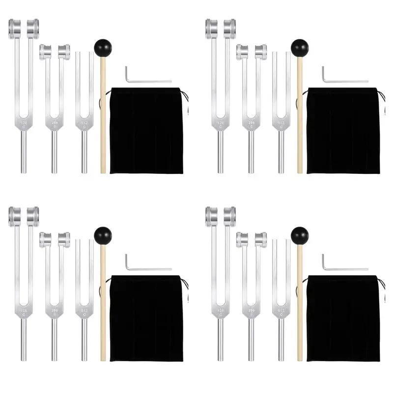 

Набор тюнинговых виброгубок AEF6 (128 Гц, 256 Гц, 512 Гц), 12 штук в упаковке, тюнинговые виброгубки с рефлекторным молоточком для звукотерапии, инструменты для звуковой вибрации.