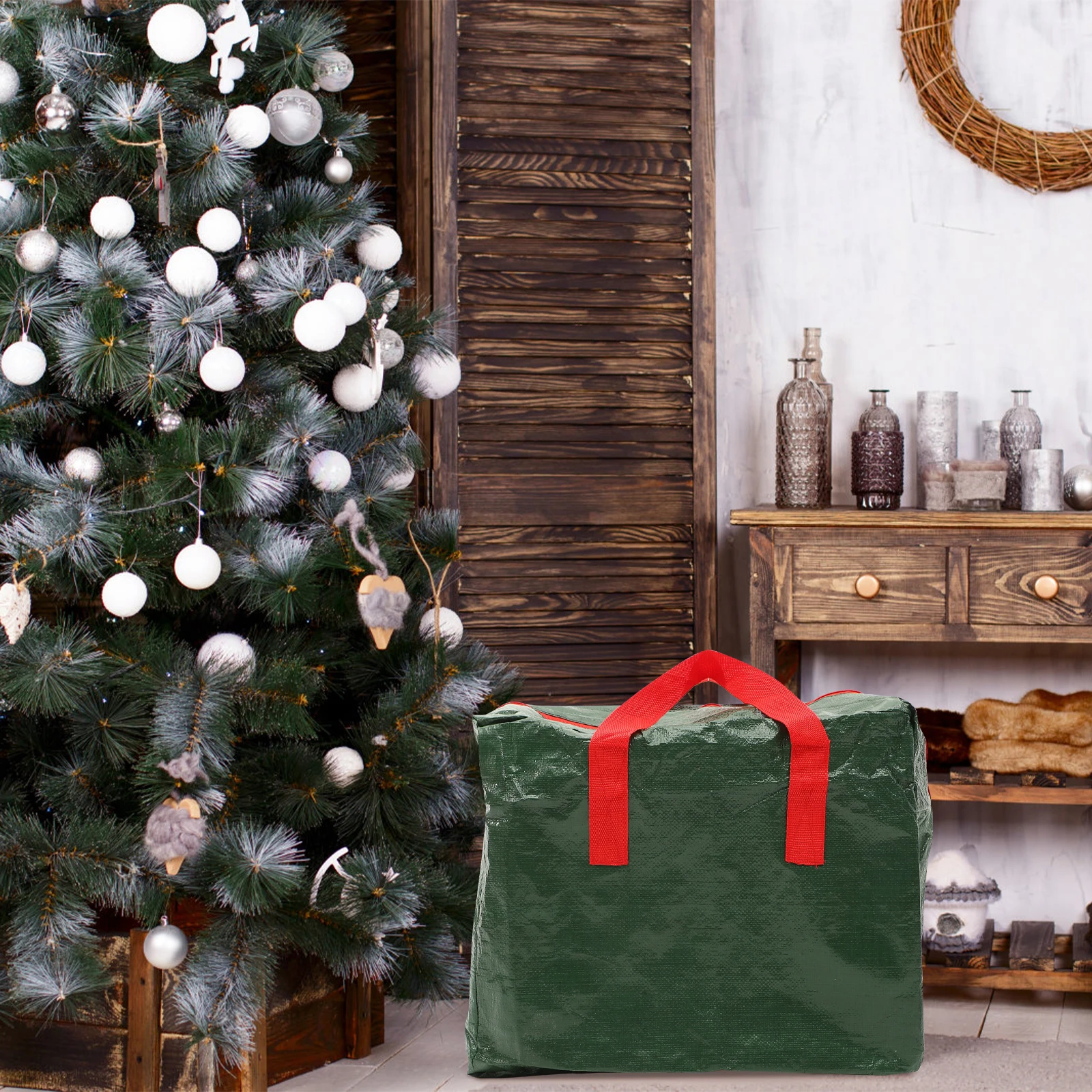 

Premium Christmas Tree Storage Bag Heavy Duty Organizer Water-Resistant Xmas Tree Container Holiday Home Moving College Dorm