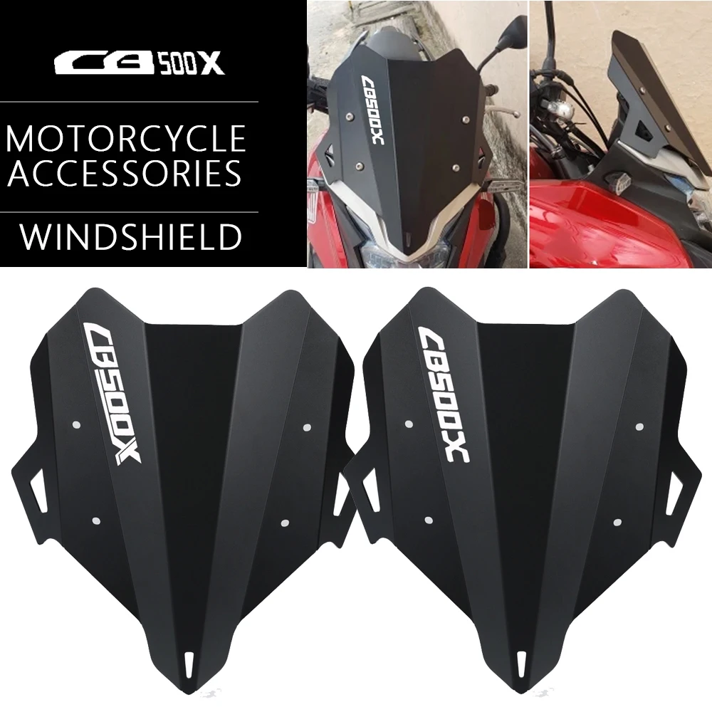 

2024 Motorcycle Accessories Windscreen Windshield Wind Shield Screen Protector For HONDA CB500X CB 500 X CB500 500X 2019-2023