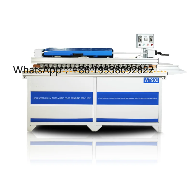 

Best Seller WF902 Full Automatic Woodworking Wood Furniture Melamine Veneer Corner Rounding Trimming Edge Banding Machine