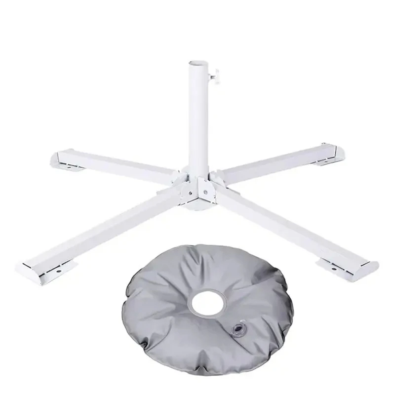 Parasol Umbrella Base Foldable Outdoor Patio Parasol Weight Base Folding Deck Umbrella Weight Stand Camping Part