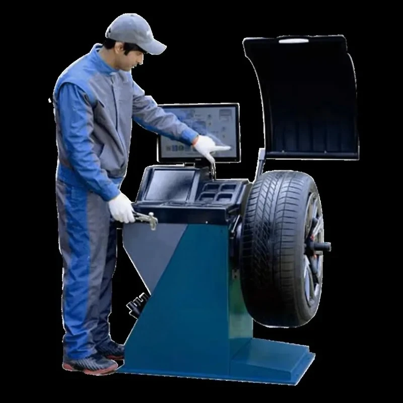 Automatic Tyre Wheel Balancer Alignment and Balancing Machine