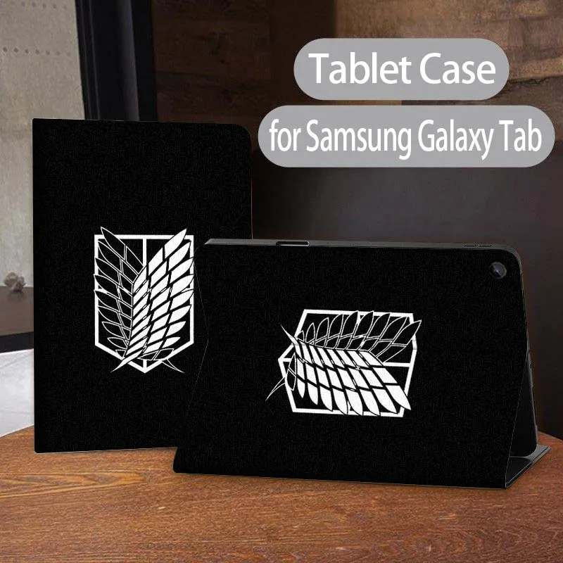 

Art Attack on Titan Logo For Samsung Galaxy Tab A7 A A8 A9 S9 S10 S6 S7 S8 S11 8.7 10.1 10.5 11 10.9 Lite PLus Inch Tablet Case