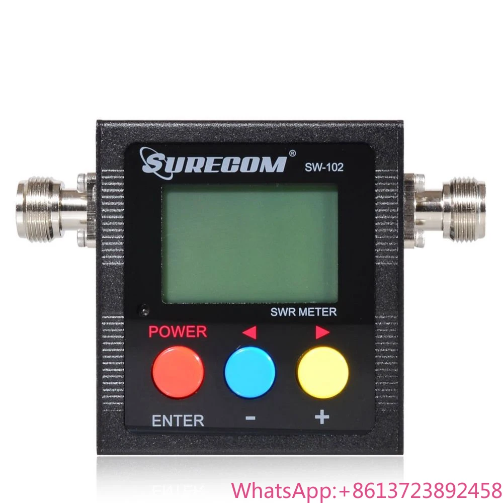 

Surecom SW-102 125-525Mhz Digital VHF/UHF Antenna 2-Way Radio Power SWR Meter