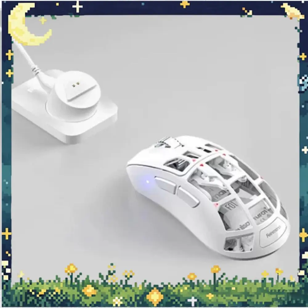 Pulsar Feinmann F01 Wireless Gaming Mouse Magnesium Alloy 46g 32K DPI 8000Hz Polling Wireless Charging Dock Optical Switches