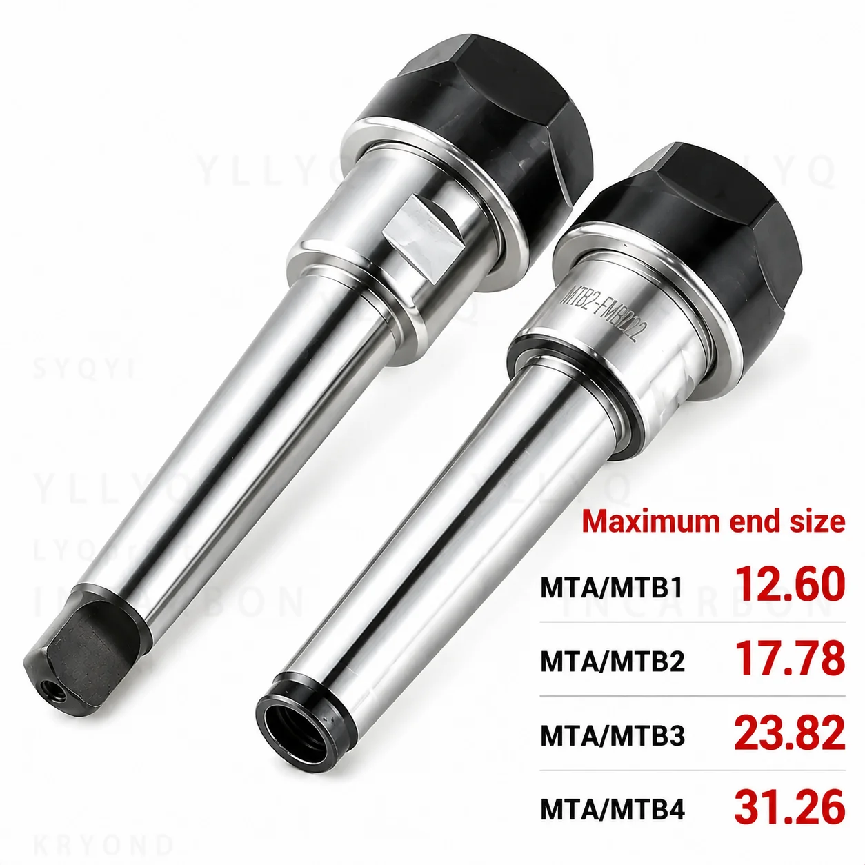 Morse Taper Adapter MT1 MT2 MT3 MT4 ER11 ER16 ER20 ER25 ER32 ER40 Collet Chuck Holder CNC Tool Holder Clamp for Milling Machine