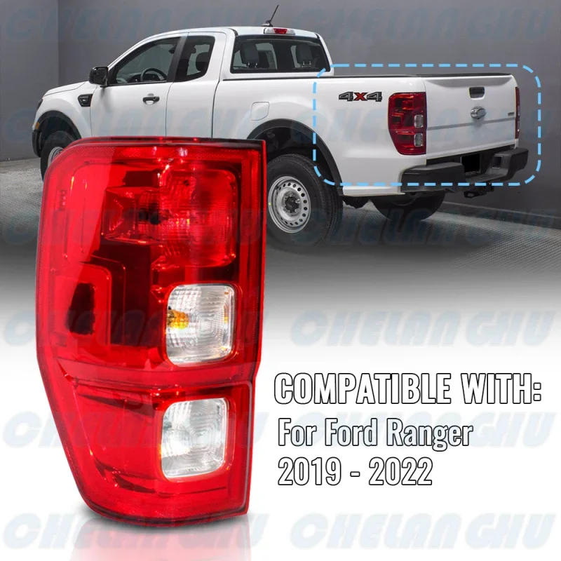 

For Ford Ranger 2019 2020 2021 2022 Left Side Halogen Tail Light Rear Lamp Without Blind Spot FO2800273 KB3Z13405F