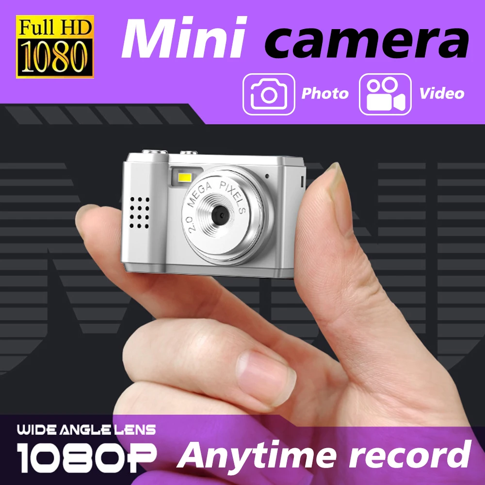 Hd1080p רטרו מיני מצלמה עם מסך 0.96 אינץ, וידאו מקליט שיתוף מיידי, נבנה ב 6 סוגים של מסננים תמיכה כרטיס tf