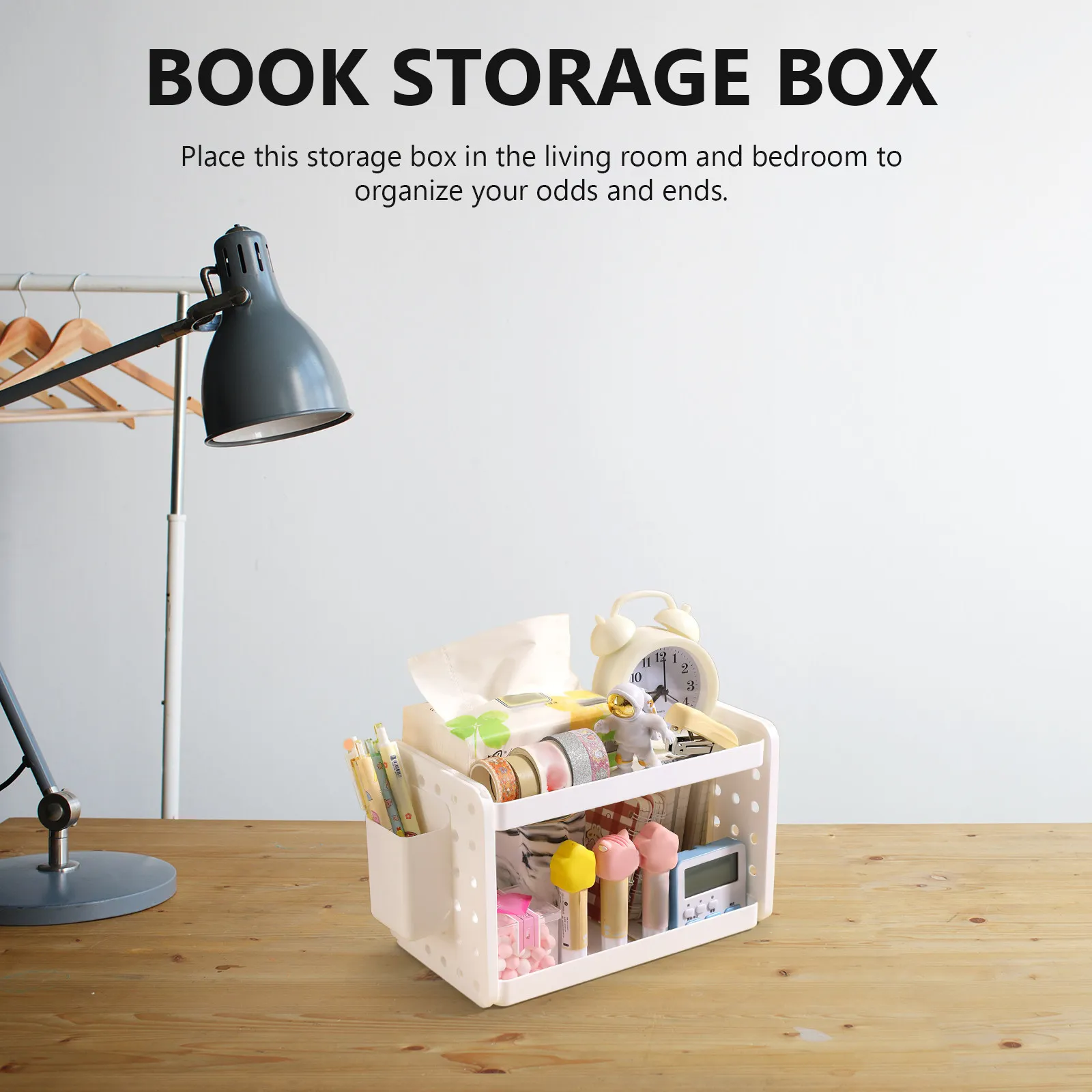 Vertical Desktop Organizer for Books Magazines Files and Folders Modern Stylish Desk Shelf for Home Office Dormitory Space