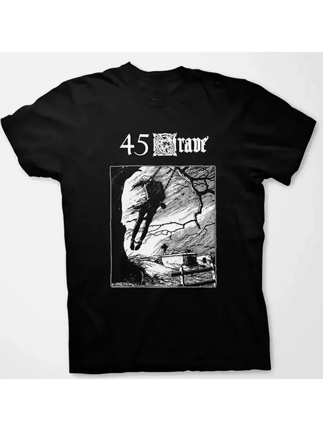 45 Grave T Shirt Classic All Size S-3XLGifl for fans retro Clothes Clothes Men High End Men's Clothing Oversized T Shirt Men