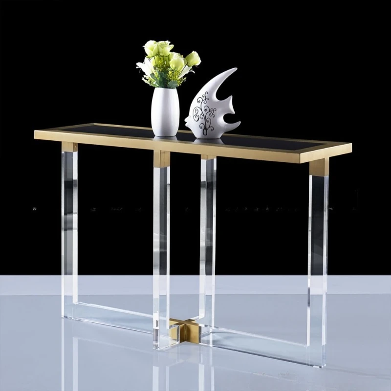 Acrylic living room porch home table case office screen transparent corridor porch partition table