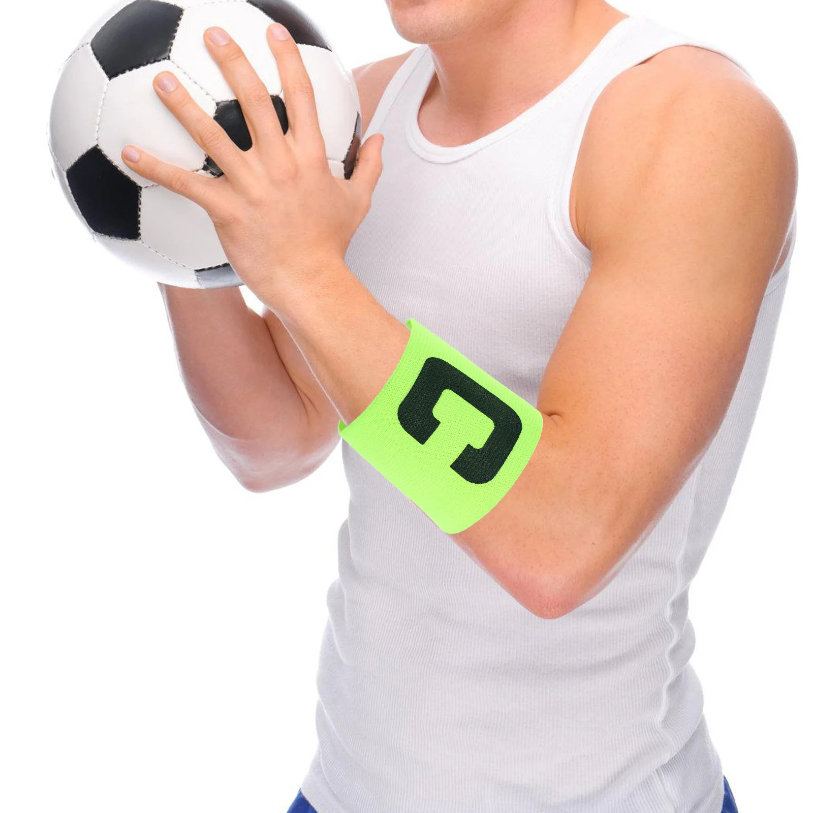 

Football Captain Armband Anti-Slip Bright Color Wear Resistant Soccer Team Captains Bands Perfect Gift Sports Leader Mark