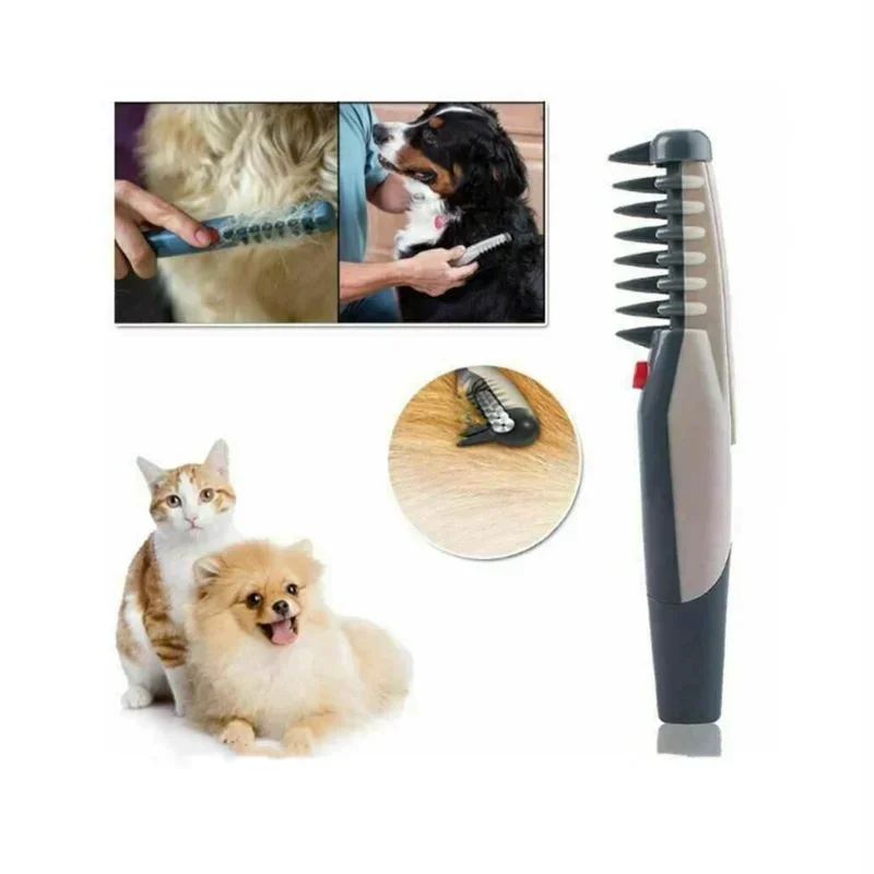 Professional Grooming Comb Electric Dog Brush Puppy Cat Hair Trimmer Slicker Gilling Quick Cleaning Tool for Pet Animal Grooming