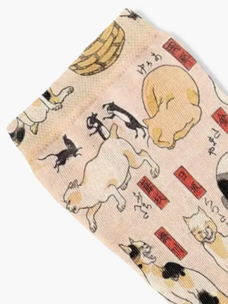 Kuniyoshi Cats Socks set gifts Woman Socks Men's