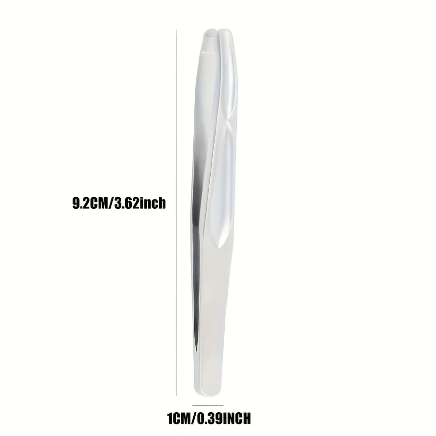 1 قطعة ملاقط تمديد الرموش المهنية مستقيم ومنحني ملاقط رمش للفنانين المهنية رمش تمديد ، الفتيات