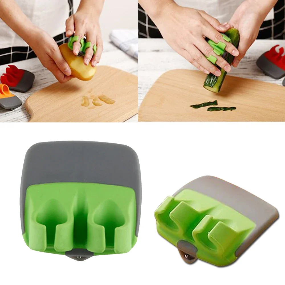 

Stainless Steel Sharp Blade Finger Fruit Vegetables Peeler Gadget Slicer Kitchen Finger Protectiver Sharp Blade Finger Peeler