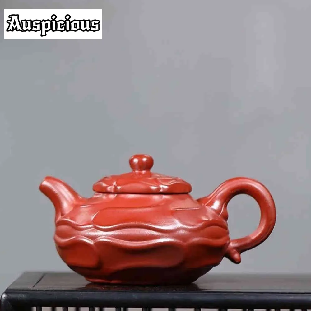 

340ml Yixing Purple Clay Teapot Handmade Raw Ore Tea Pot Customized Filter Beauty Tea Infuser Zisha Teaware Tea Ceremony Gifts
