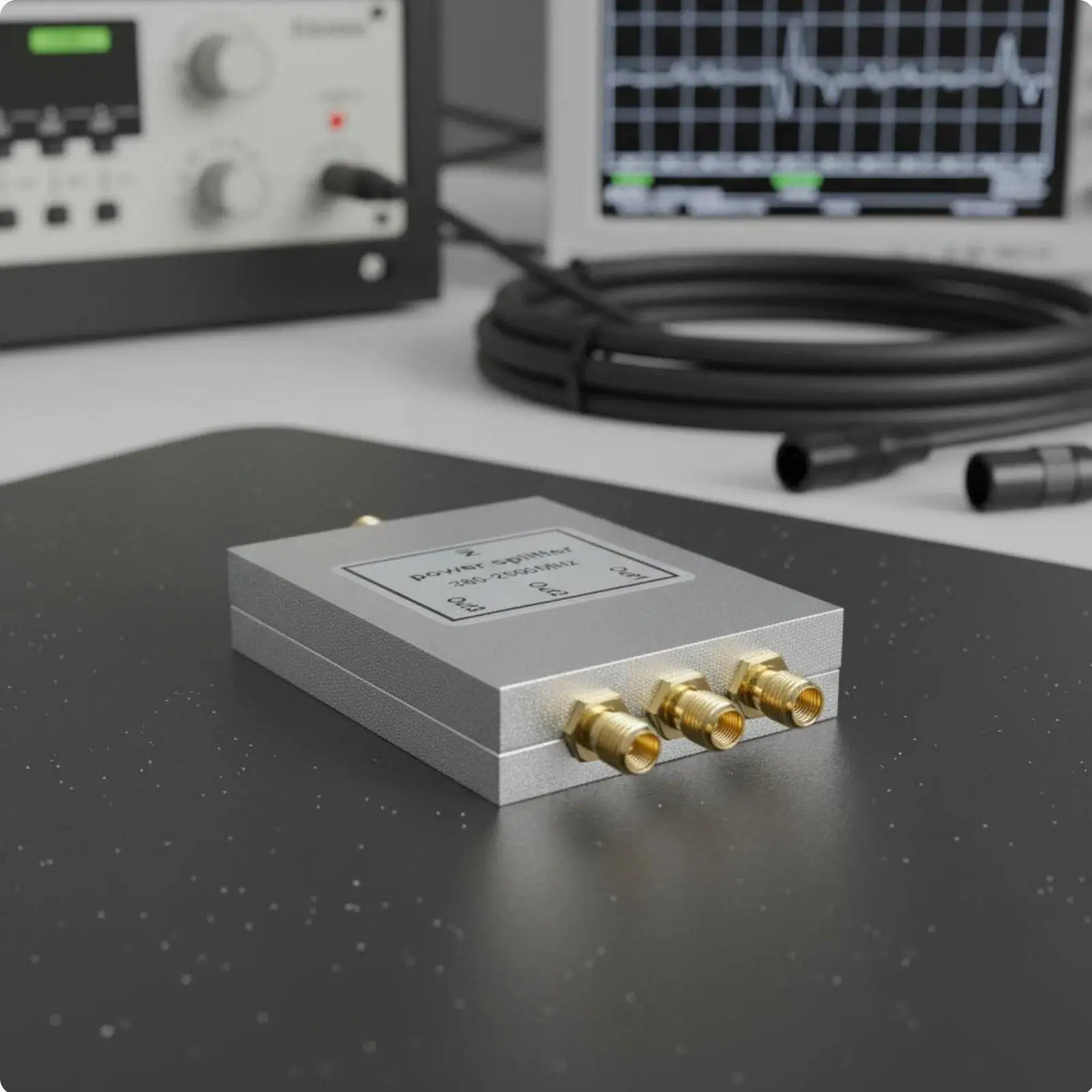 380-2500MHz Power Splitter High Isolation 1 to 3 RF Transmission Divider