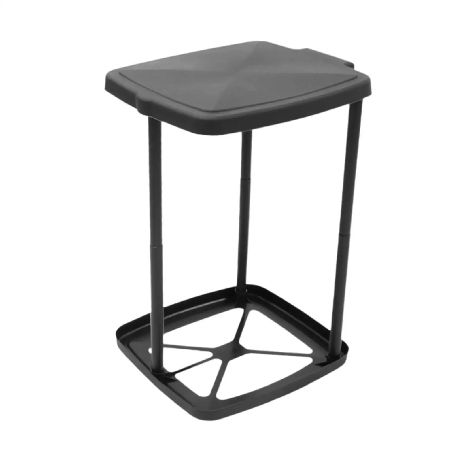 

Portable Trash Bag Holder Flip Lid Garbage Bag Holder for Lawn Laundry Home