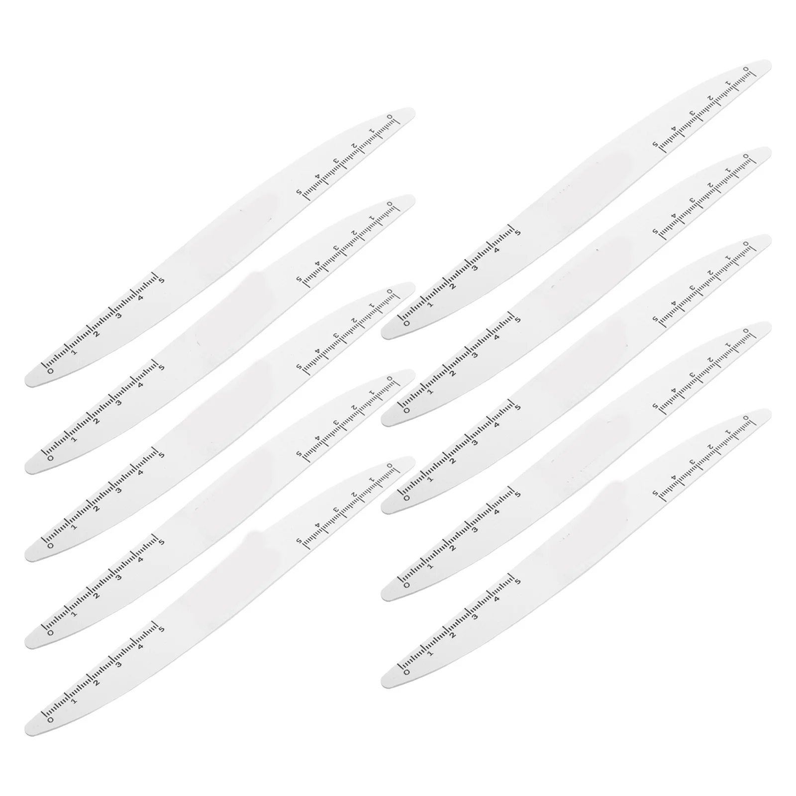 

10Pcs Wooden Willow Leaf Shaped Nail Files Manicure Pedicure Nail Trimming Polishing Tools Natural Nails Wood Polishing File,