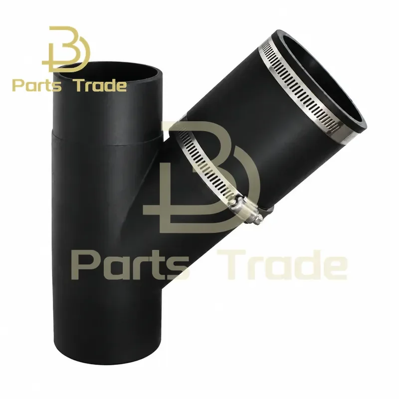 1PC Rubber Connector Dust Control Flex Cuff with Hose Clamps for Pipe Connector Ports Dust Collection Ventilation Fittings